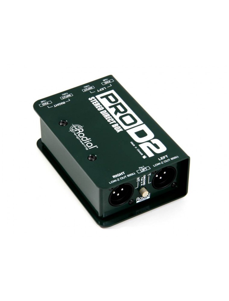 Radial PRO D2 ステレオダイレクトボックス Amazon.com: Radial ProD2 Passive 2 Channel Direct Box